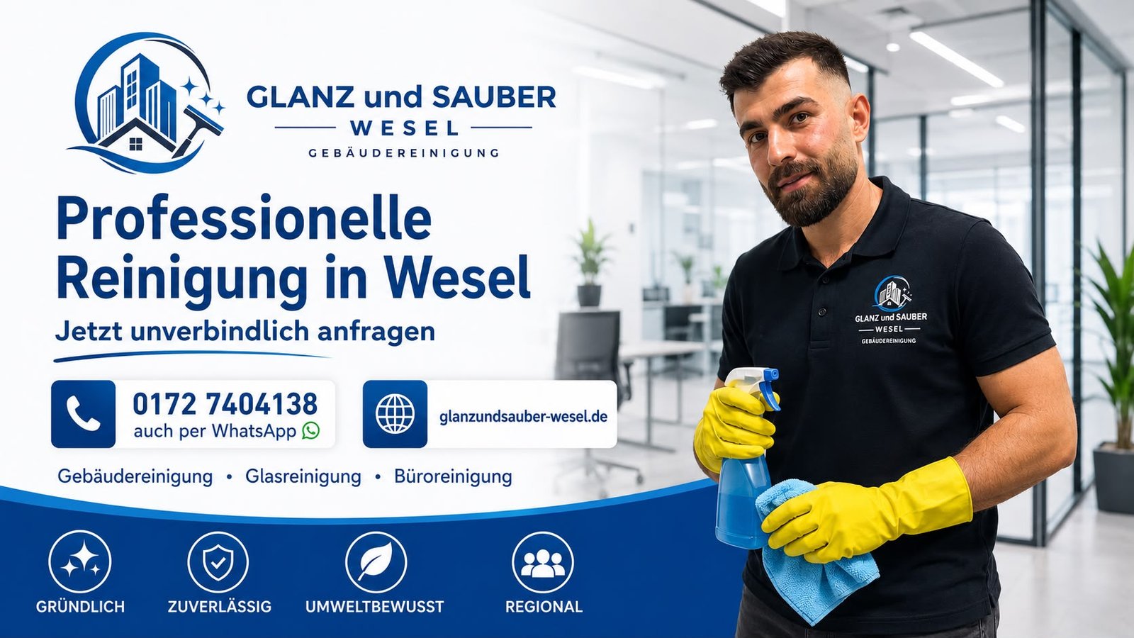 Glanz & Sauber Wesel Banner